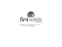 Tablet Screenshot of firstsoiree.ch